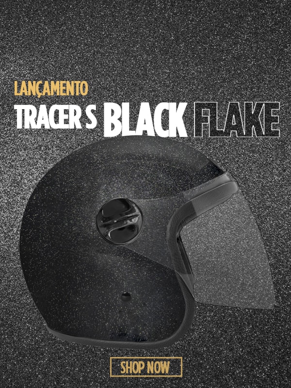 Capacete Tracer S Black Flake