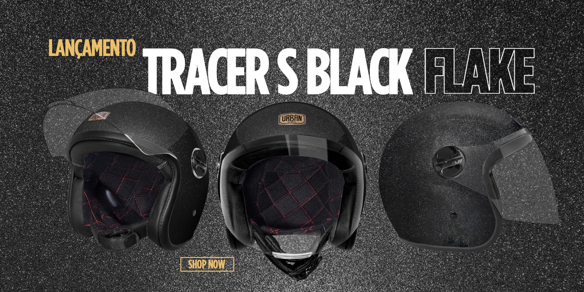Capacete Tracer S Black Flake