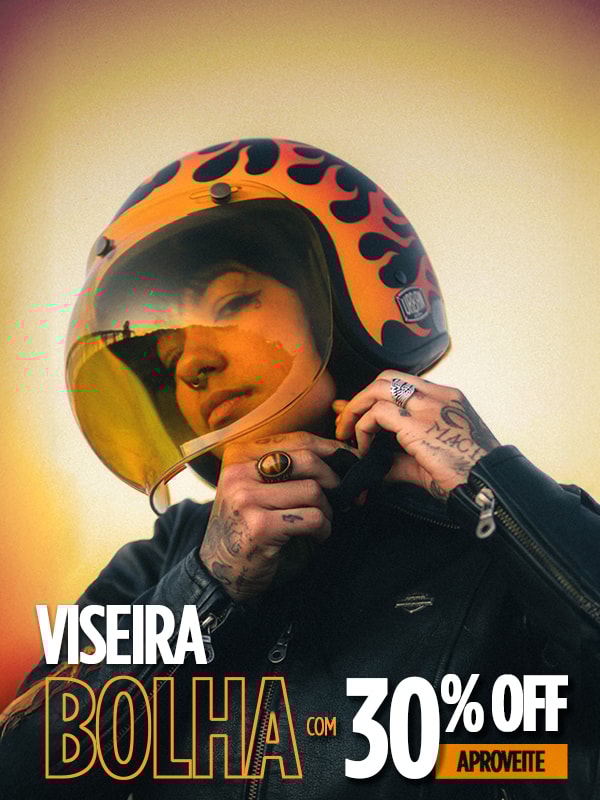 Viseiras Bolha com 30%OFF