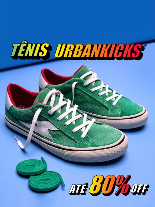 Tênis Urbankicks na BlackFriday