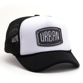 Boné Urban Black and White Trucker