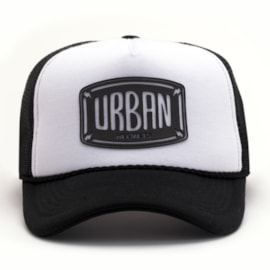 Boné Urban Black and White Trucker