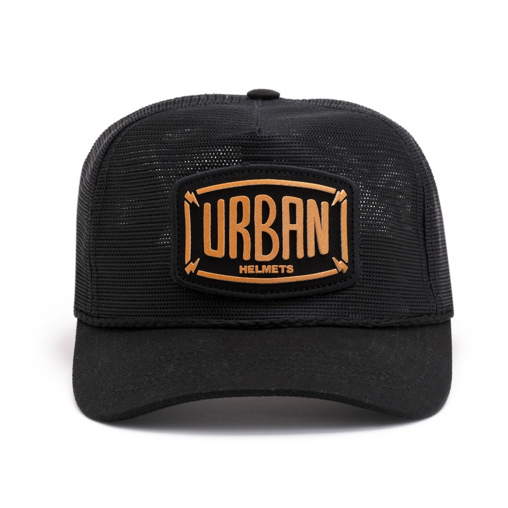 Boné Urban Black Mesh Trucker