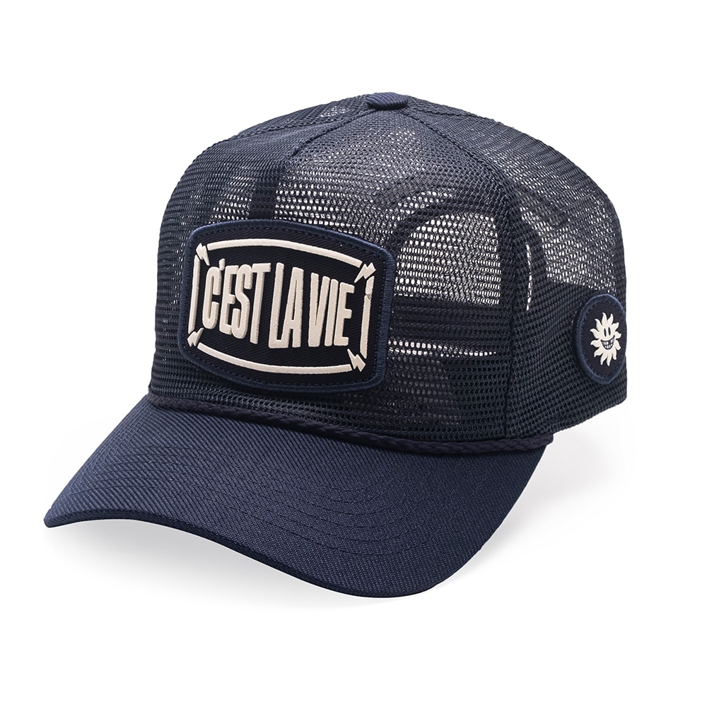 Boné Urban Dark Blue Mesh Trucker