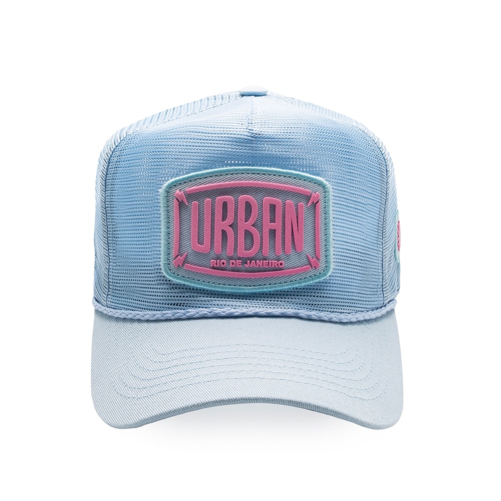 Boné Urban Ligth Blue Mesh Trucker