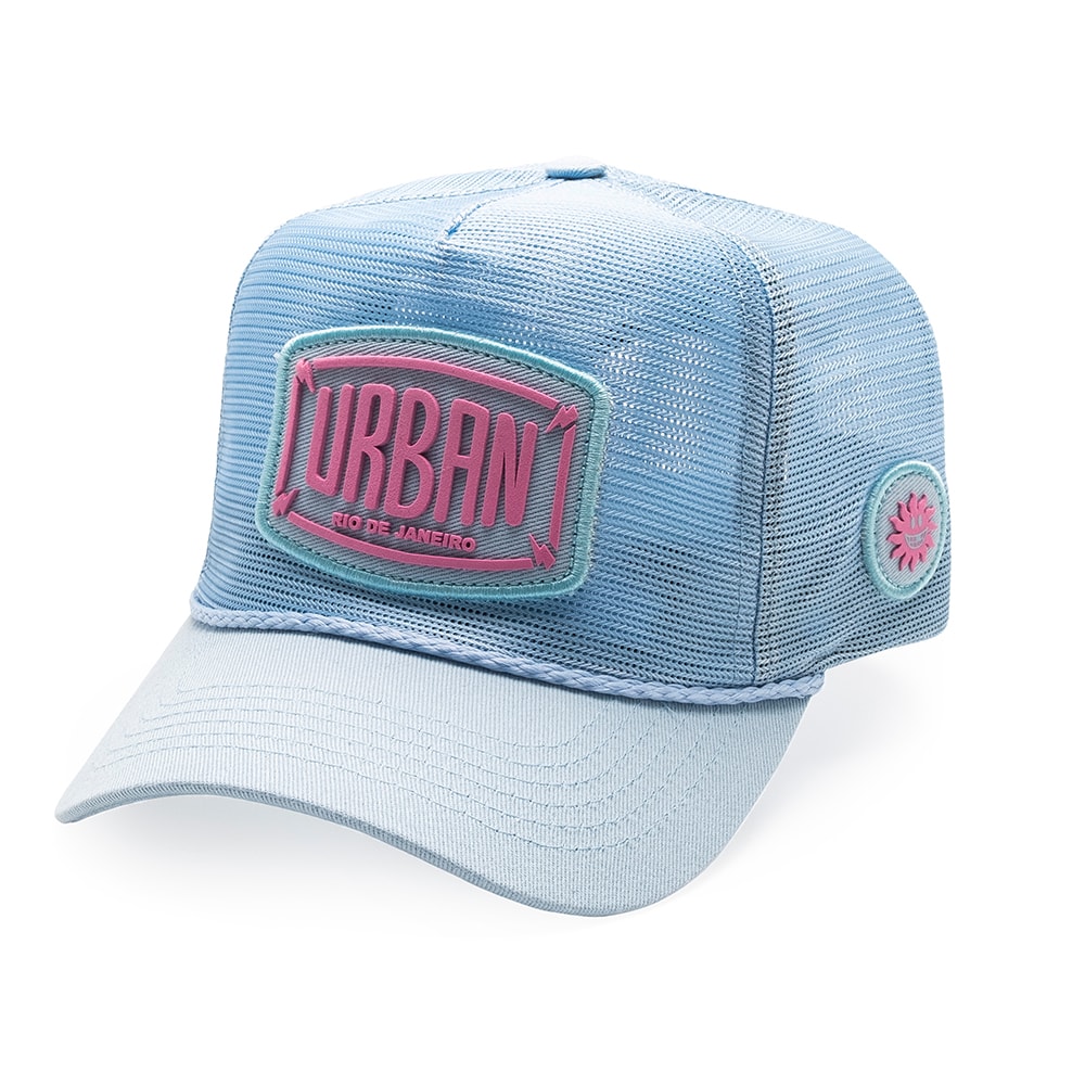 Boné Urban Ligth Blue Mesh Trucker