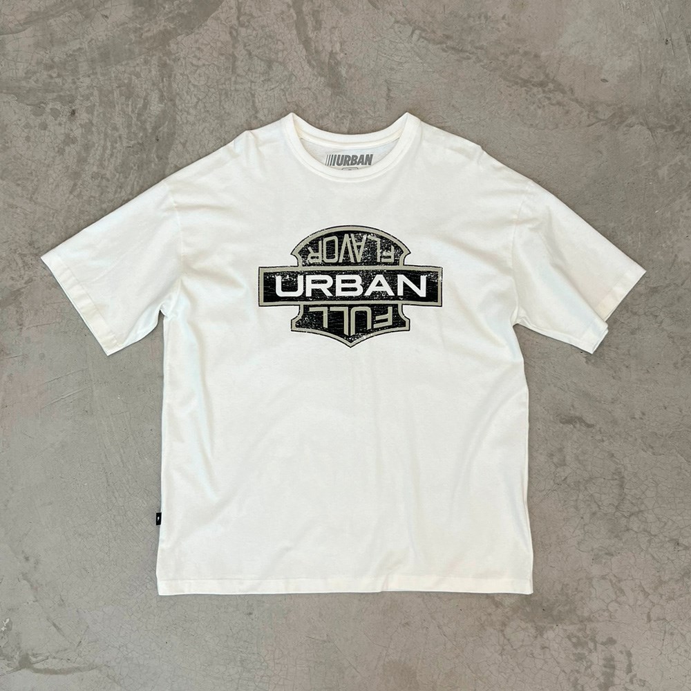 Camiseta Oversized Urban Deal Witit Branca