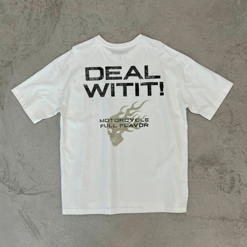 Camiseta Oversized Urban Deal Witit Branca
