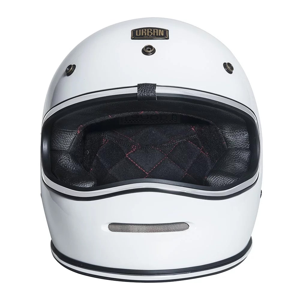 Capacete Urban Bigbore Branco Vintage
