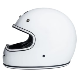 Capacete Urban Bigbore Branco Vintage