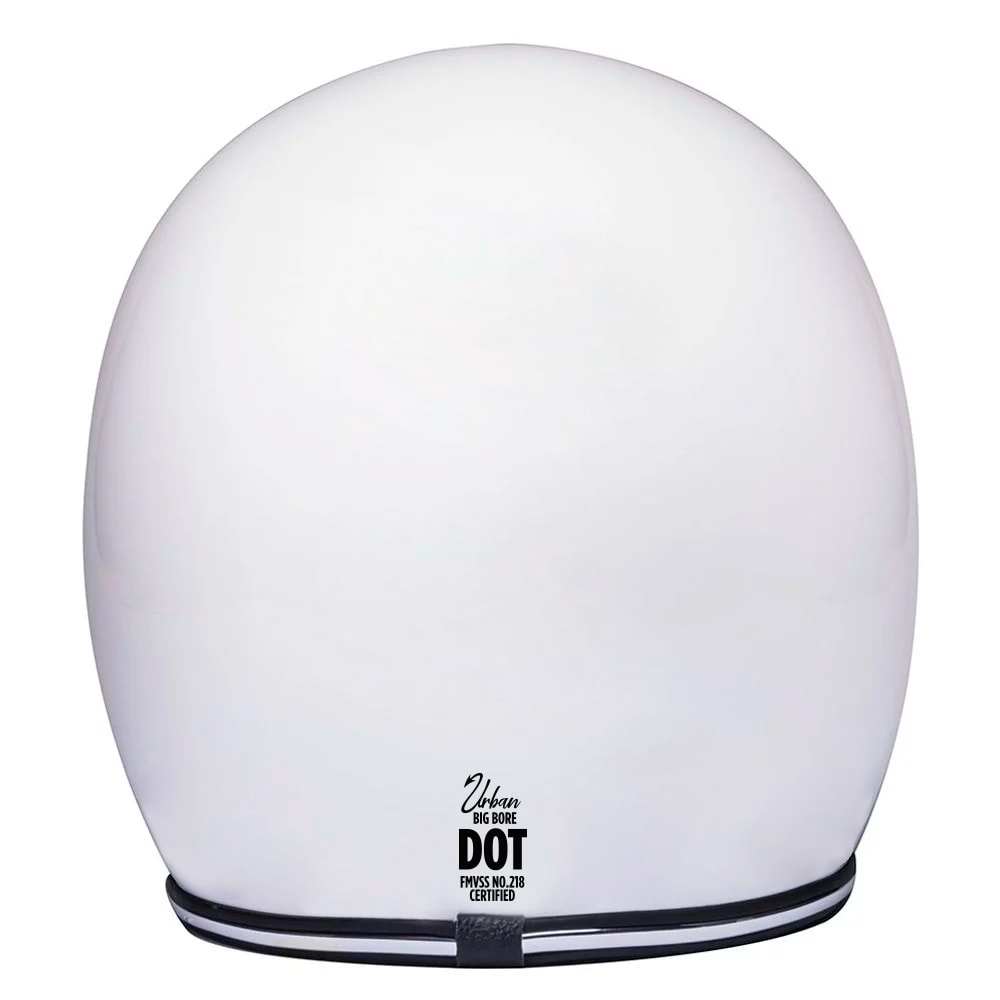 Capacete Urban Bigbore Branco Vintage