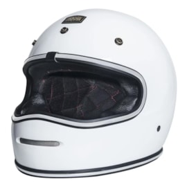 Capacete Urban Bigbore Branco Vintage