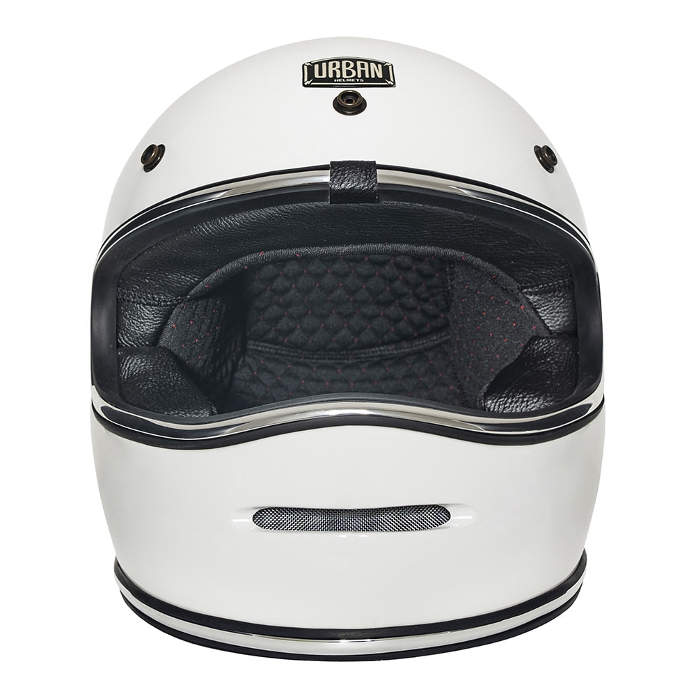 Capacete Urban Bigbore Fire Stripes Branco