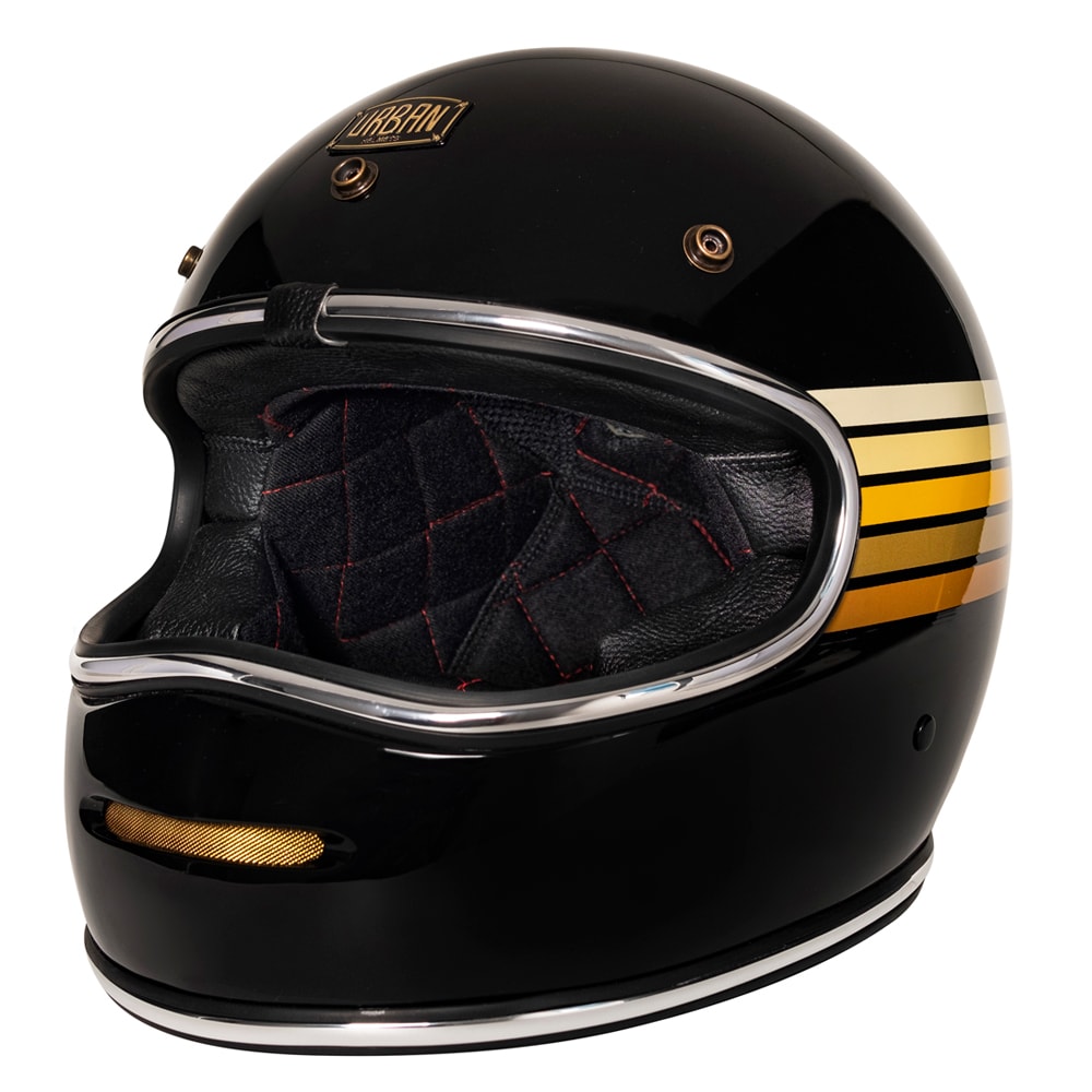 Capacete Urban Bigbore Golden Stripes