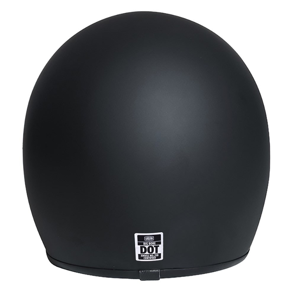 Capacete Urban Bigbore Matte Black Vintage