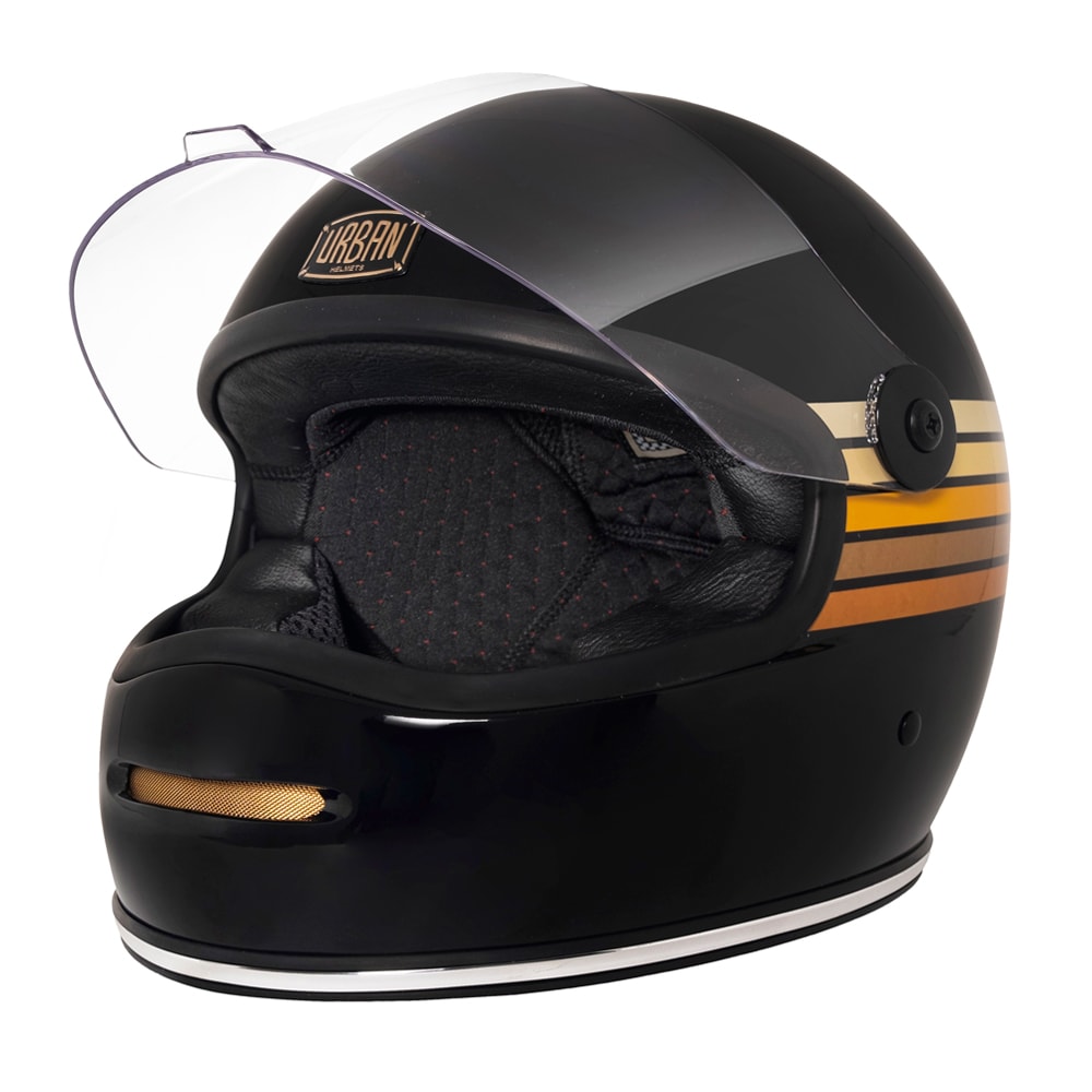 Capacete Urban Bigbore S Golden Stripes