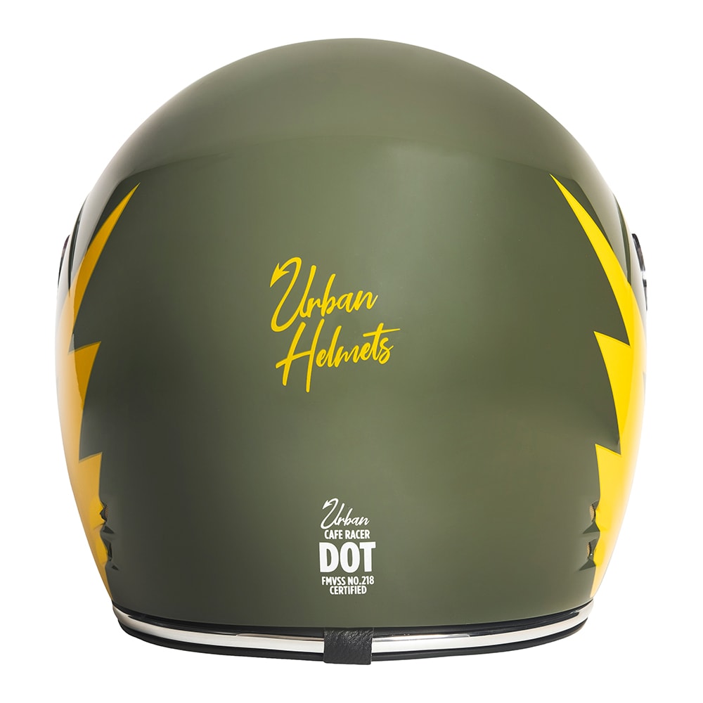 Capacete Urban Cafe Racer Bolt Army