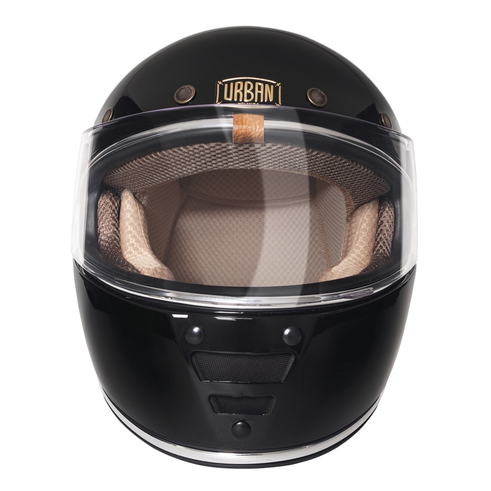 Capacete Urban Cafe Racer Camel Black Edition