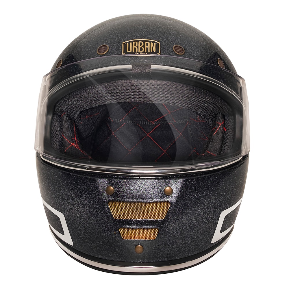 Capacete Urban Cafe Racer Dorisha Black Flake