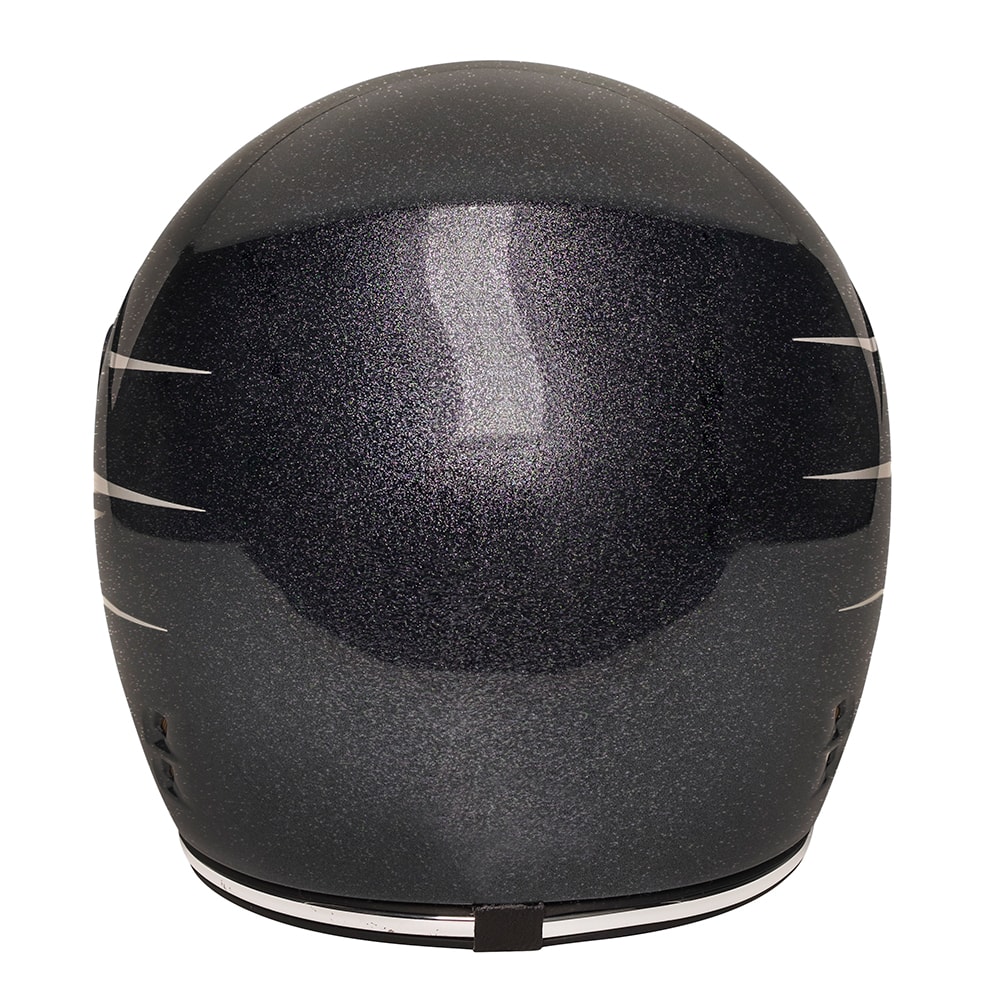 Capacete Urban Cafe Racer Dorisha Black Flake