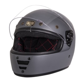 Capacete Urban Cafe Racer Double D Matte Gray