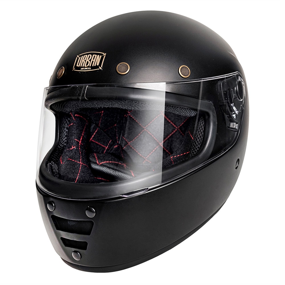 Capacete Urban Cafe Racer Matte Black