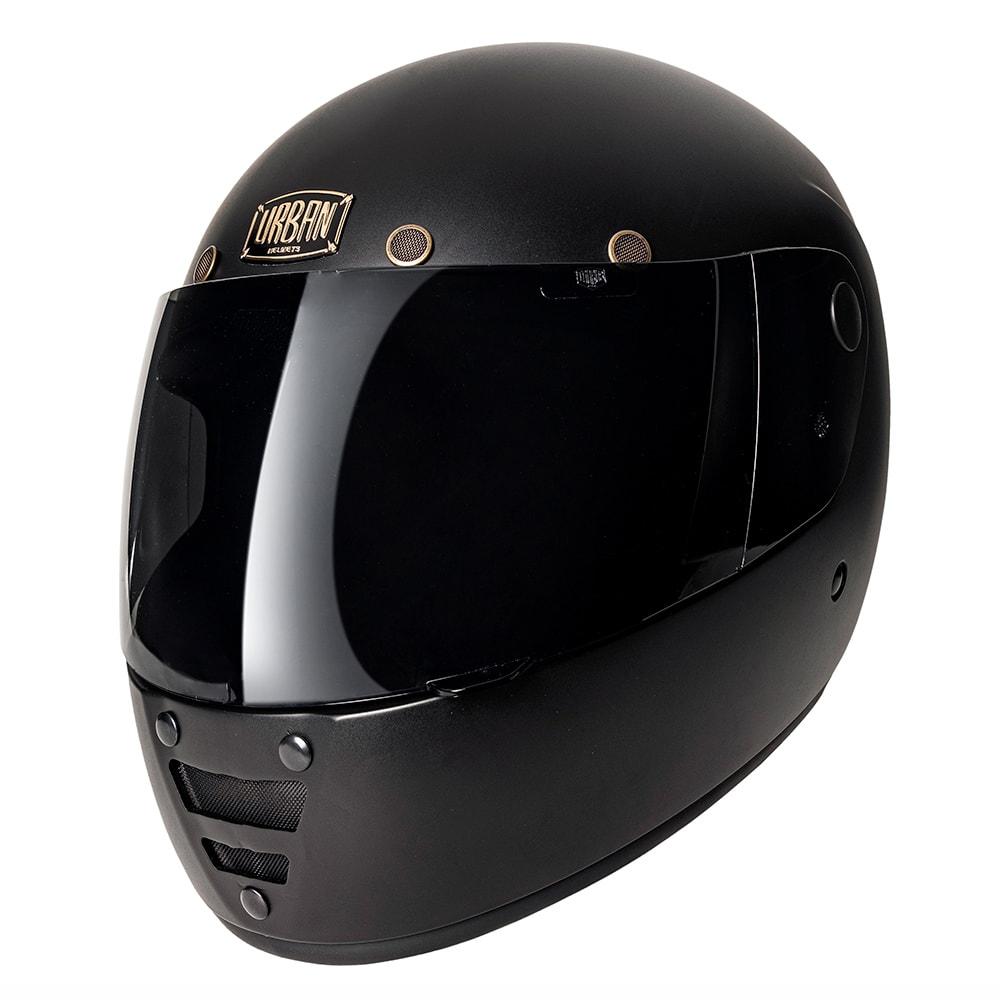 Capacete Urban Cafe Racer Matte Black