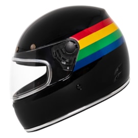 Capacete Urban Cafe Racer RTM Pride Stripes