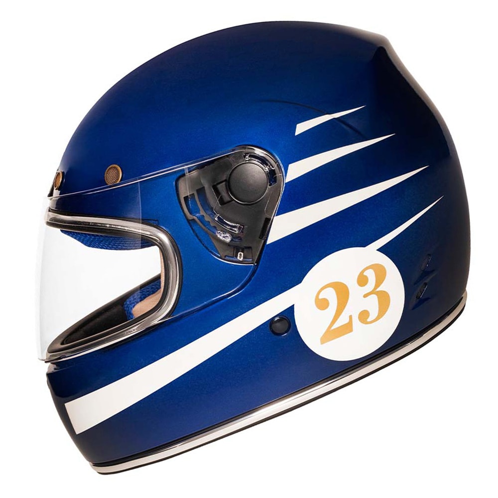 Capacete Urban Cafe Racer Shifuto Azul