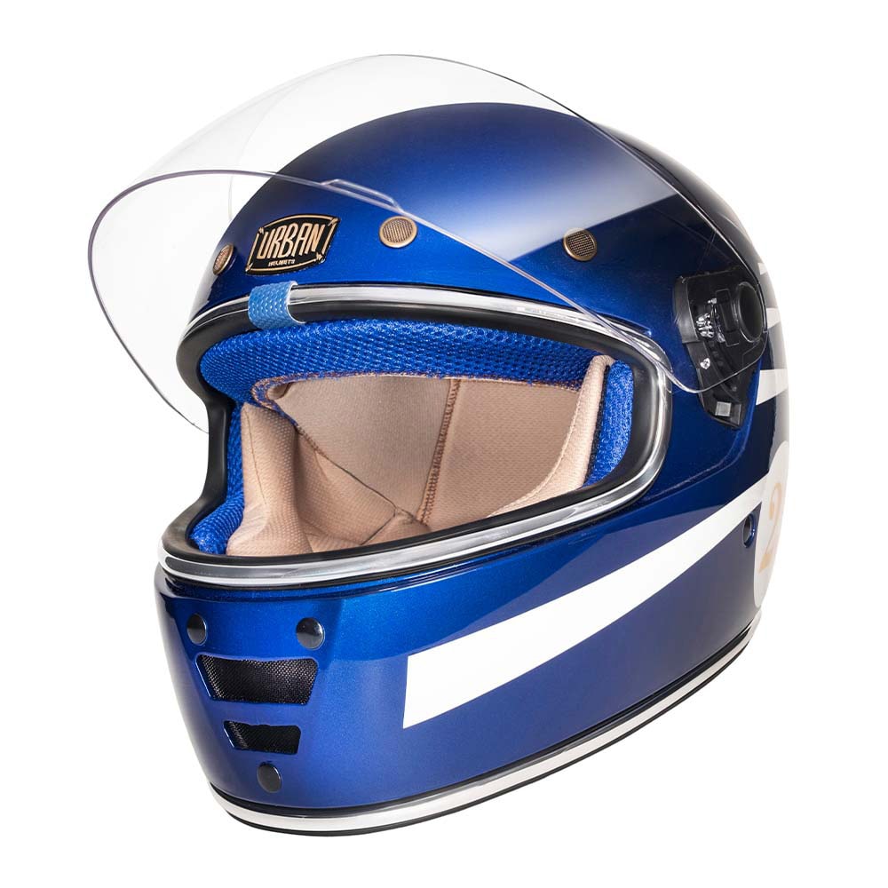 Capacete Urban Cafe Racer Shifuto Azul