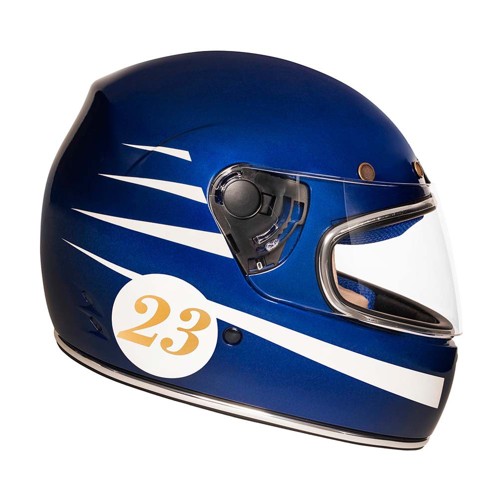 Capacete Urban Cafe Racer Shifuto Azul