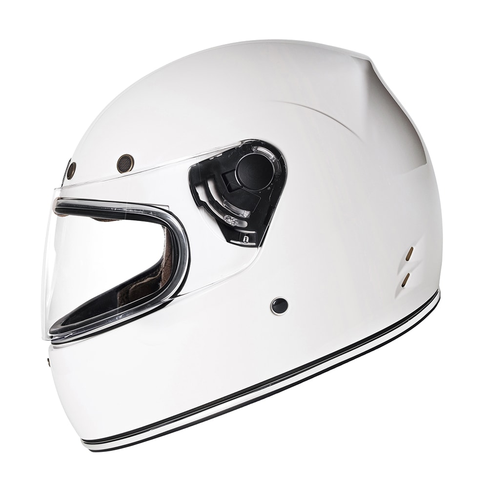 Capacete Urban Cafe Racer White