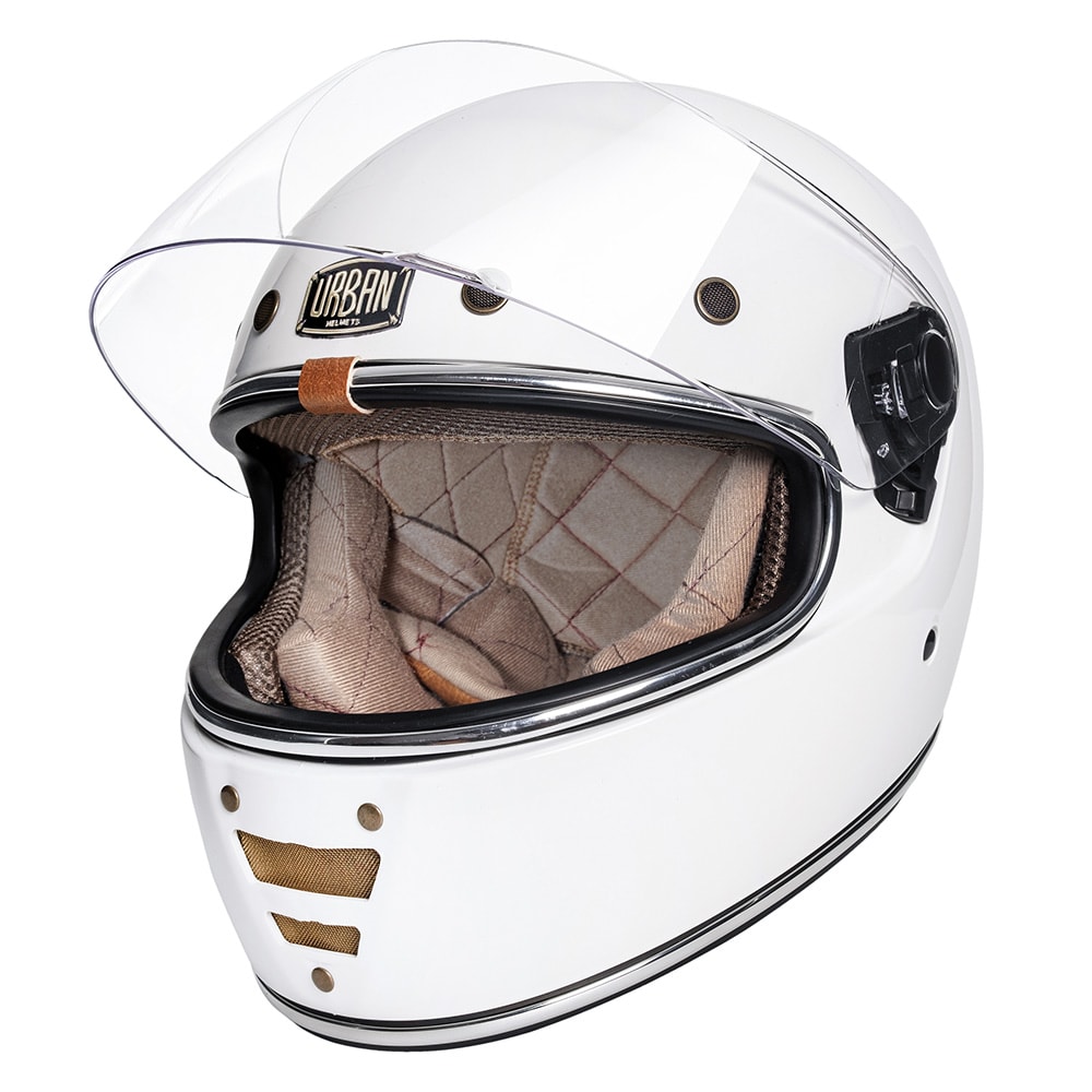 Capacete Urban Cafe Racer White