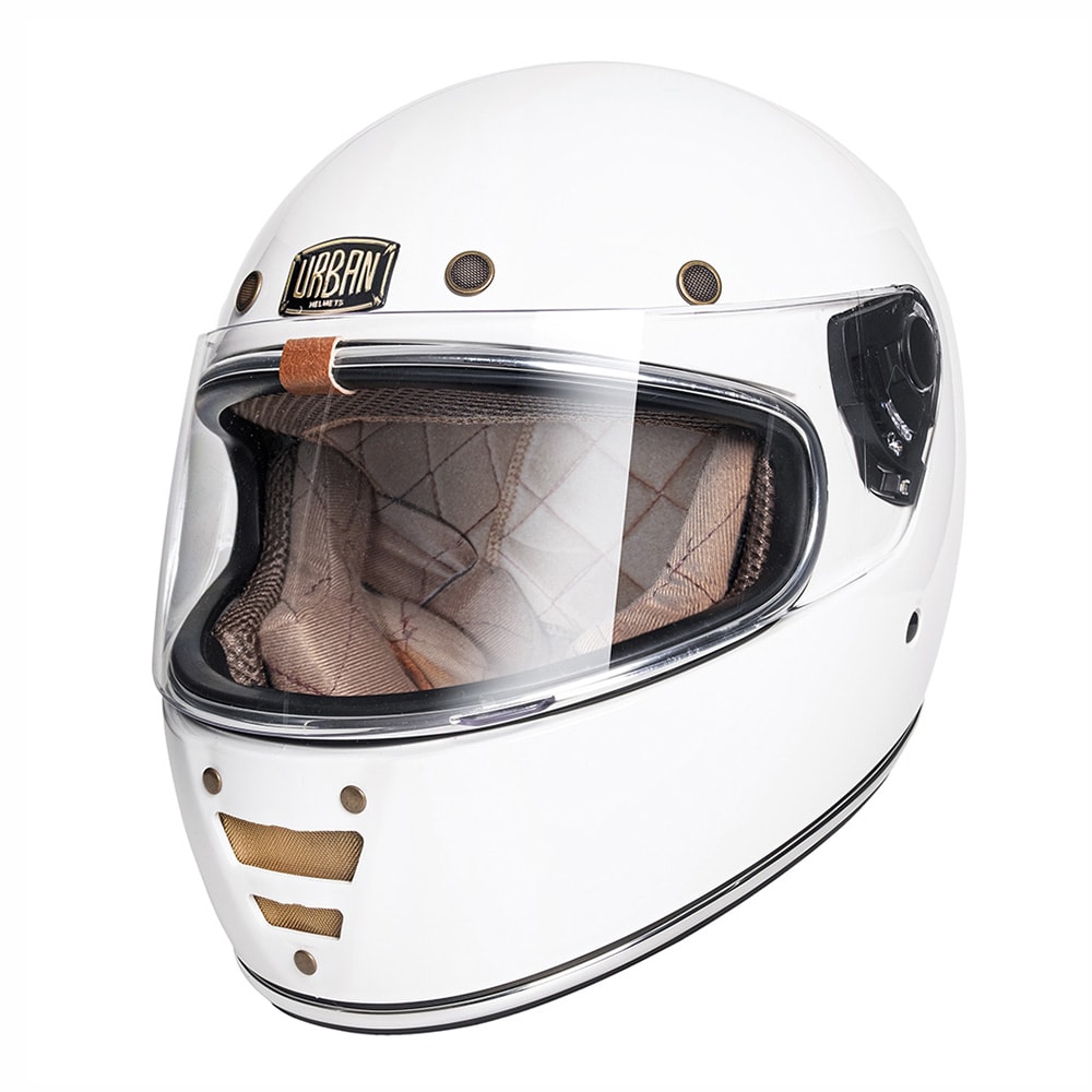 Capacete Urban Cafe Racer White