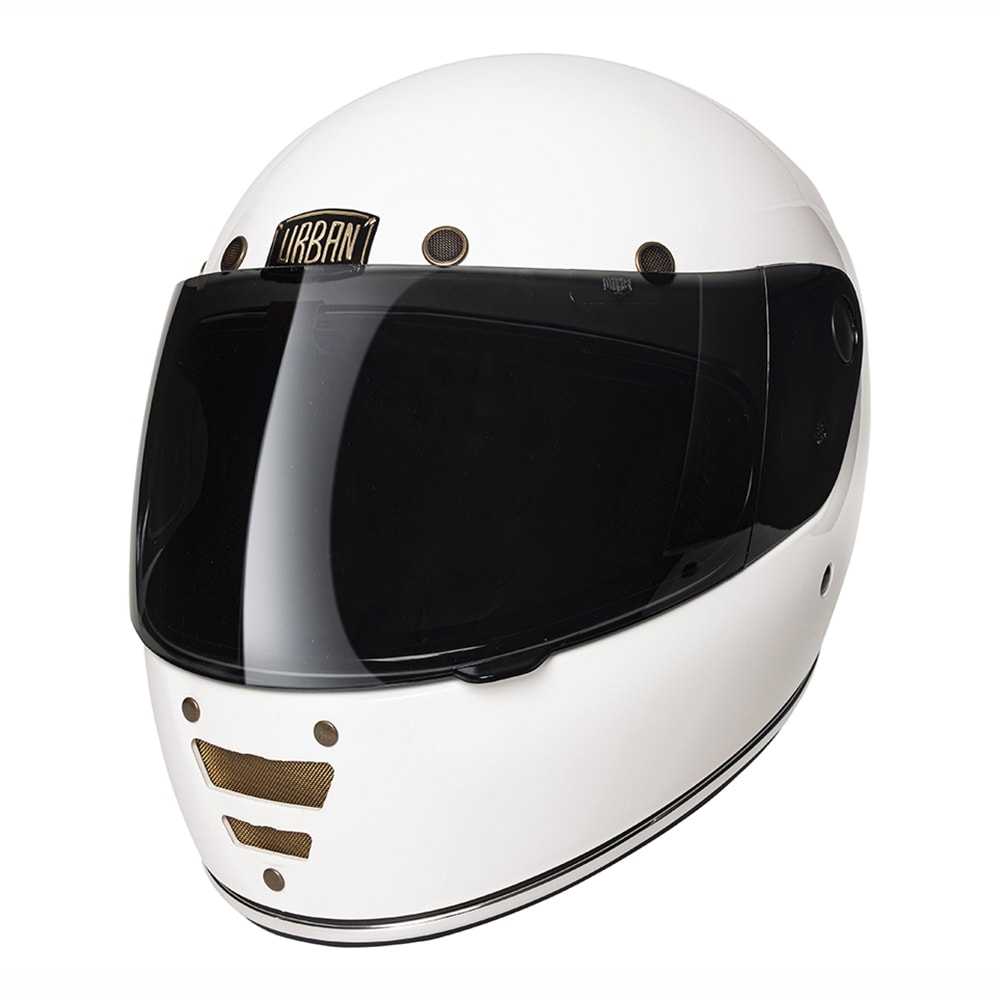 Capacete Urban Cafe Racer White