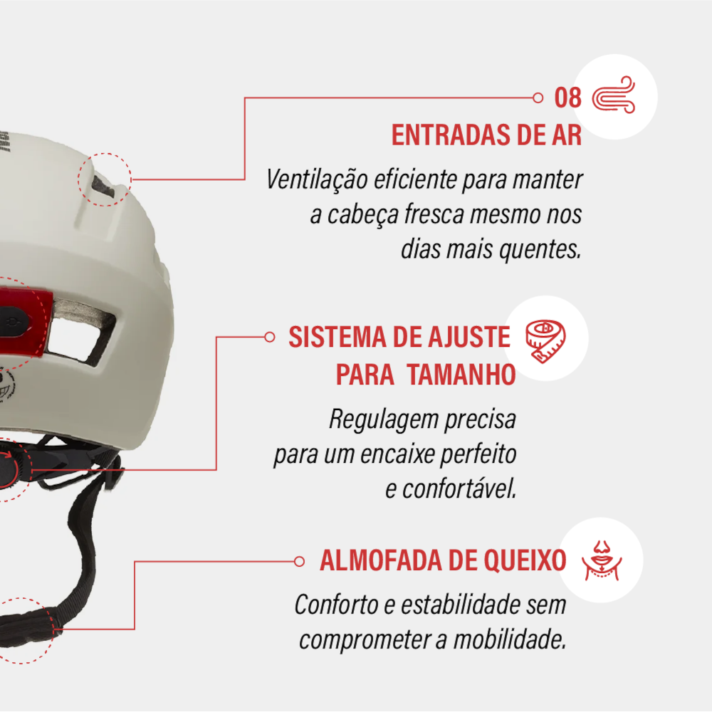 Capacete Urban Sports Broder Off-White