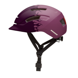 Capacete Urban Sports Broder Purple Haze Flames