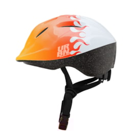 Capacete Urban Sports Kids Camo Red Flames