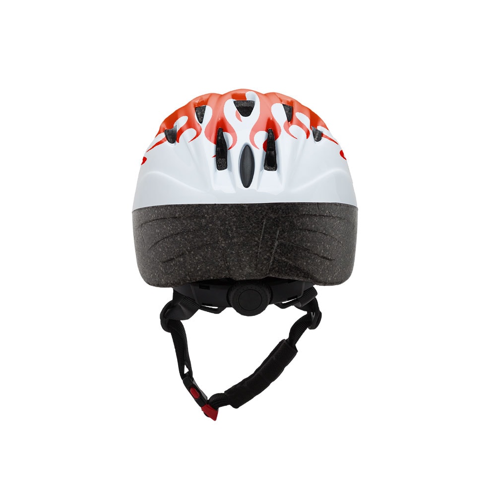 Capacete Urban Sports Kids Camo Red Flames