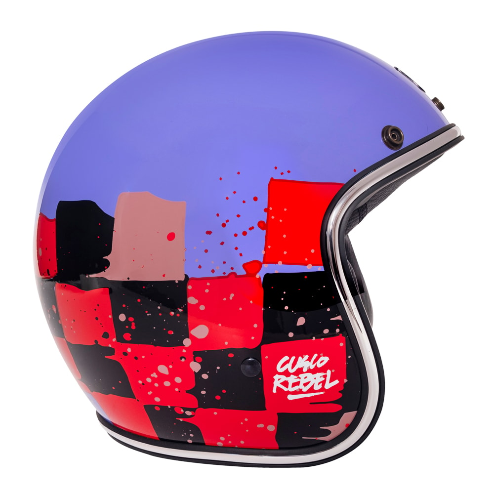 Capacete Urban Tracer Cusco Chess Roxo