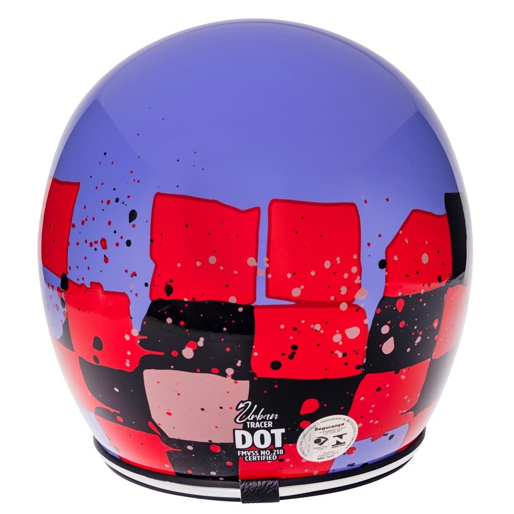 Capacete Urban Tracer Cusco Chess Roxo