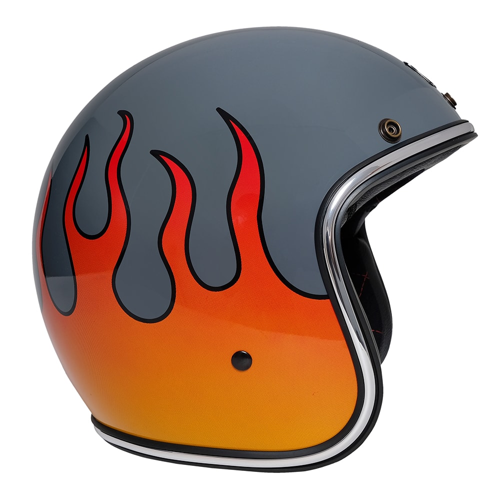 Capacete Urban Tracer Double D Rising Fire Cinza