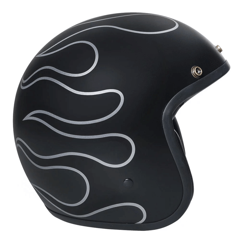 Capacete Urban Tracer Flames Matte Black