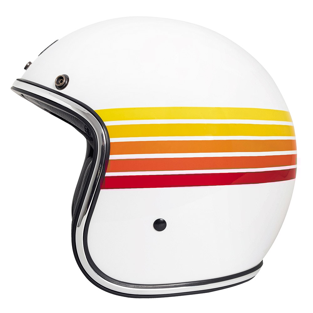 Capacete Urban Tracer New Fire Stripes Branco