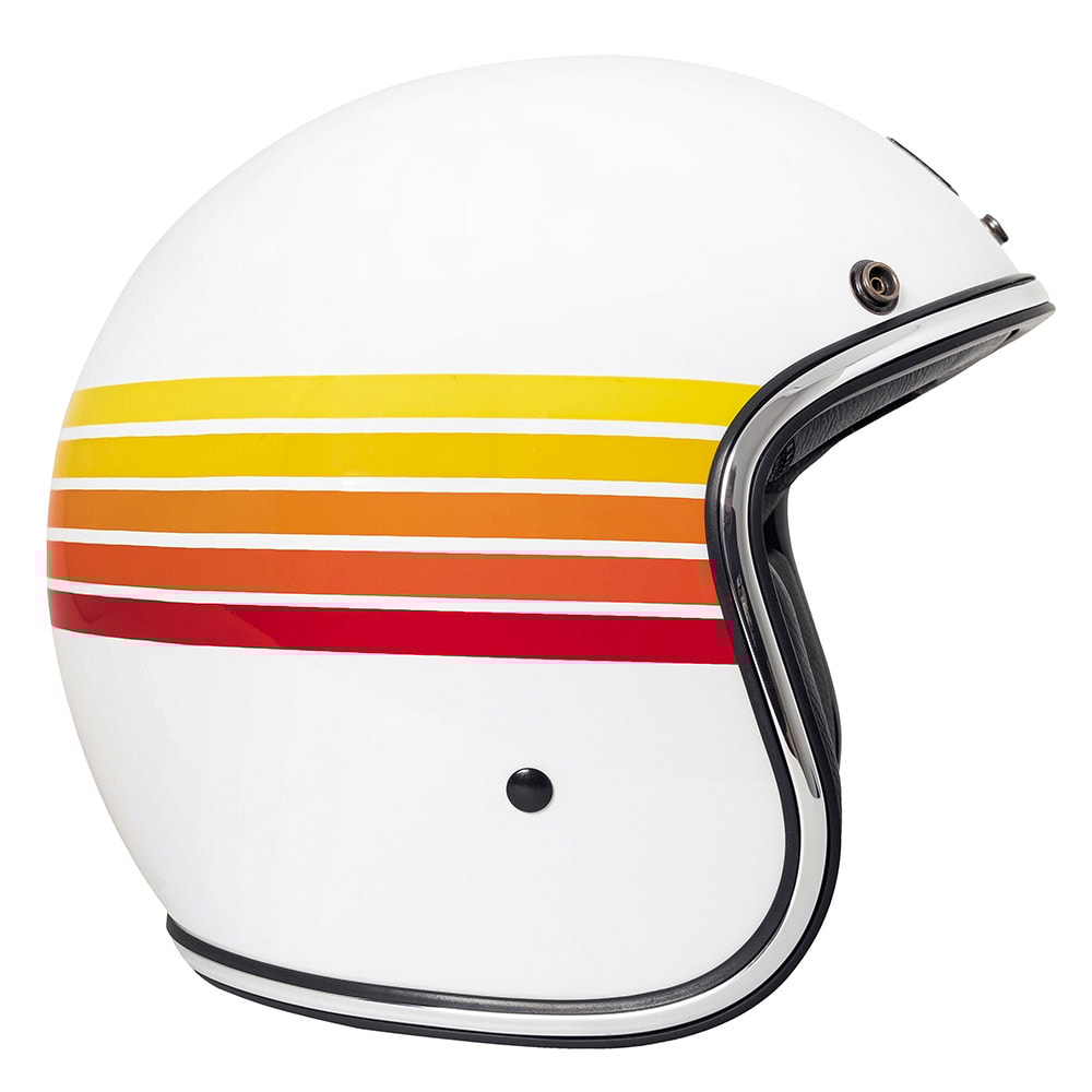 Capacete Urban Tracer New Fire Stripes Branco