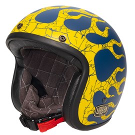 Capacete Urban Tracer Vintage Flame Azul