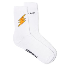 Meia Urbansocks Casual La Vie White