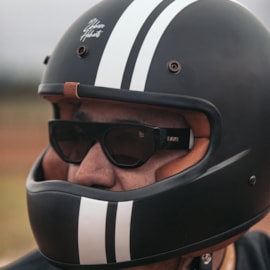 Urban Retro Off-Road Helmet Desperado Matte Black – urban riders