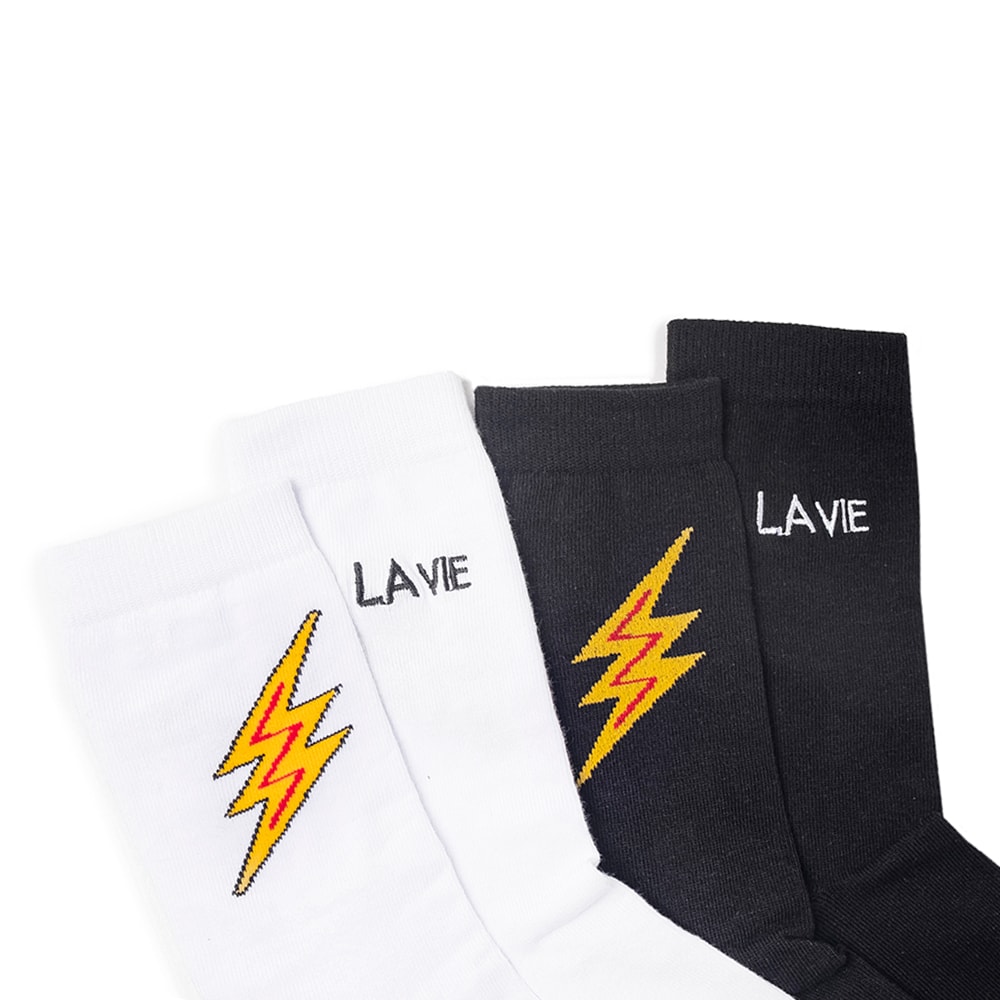 Pack Meia Urbansocks Casual Black White