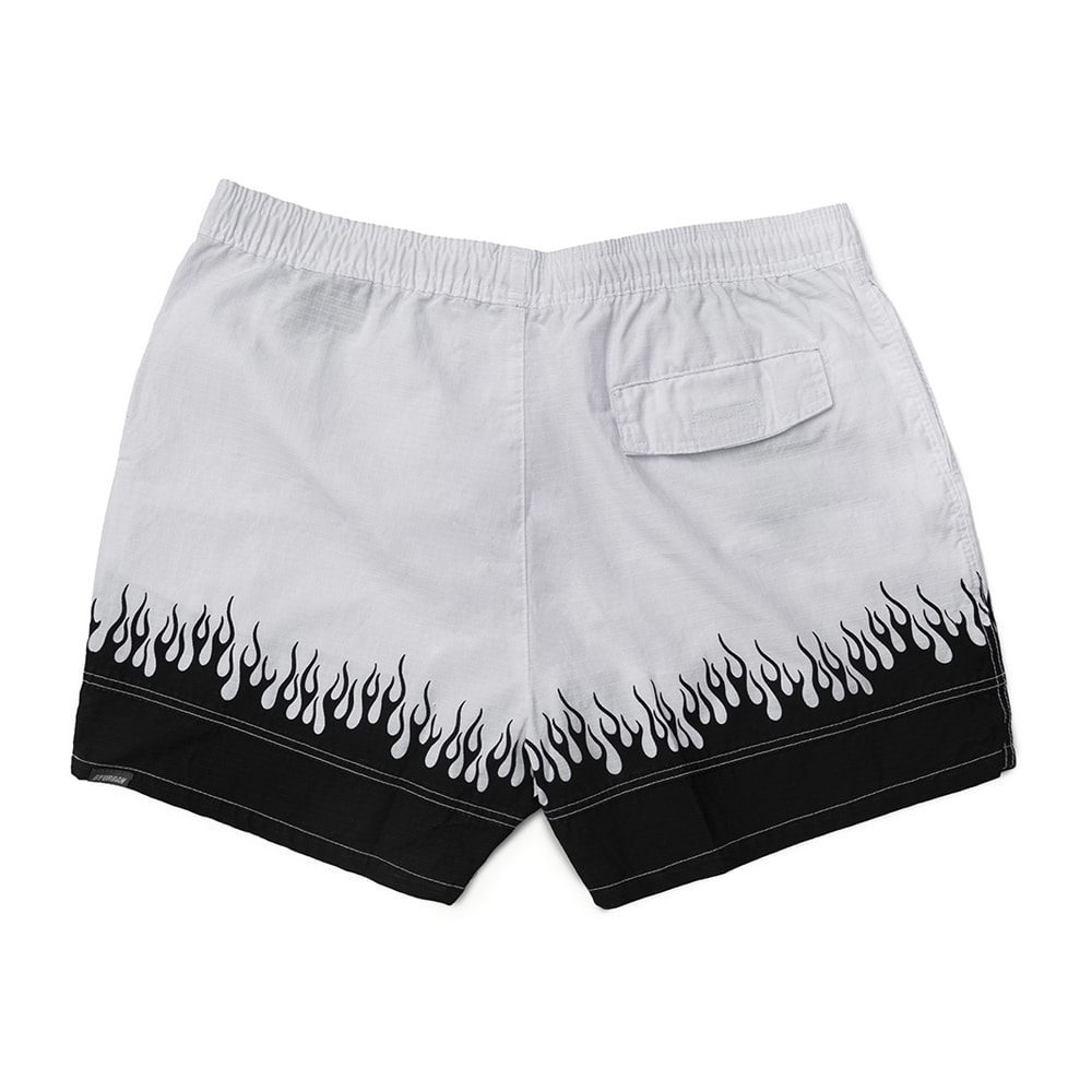 Short ByUrban Ripstop Flames Preto e Branco